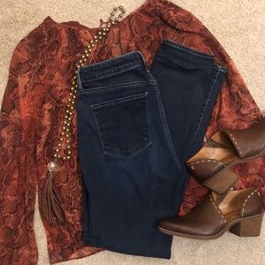 Lucky Brand dark wash jeans, Hayden Skinny